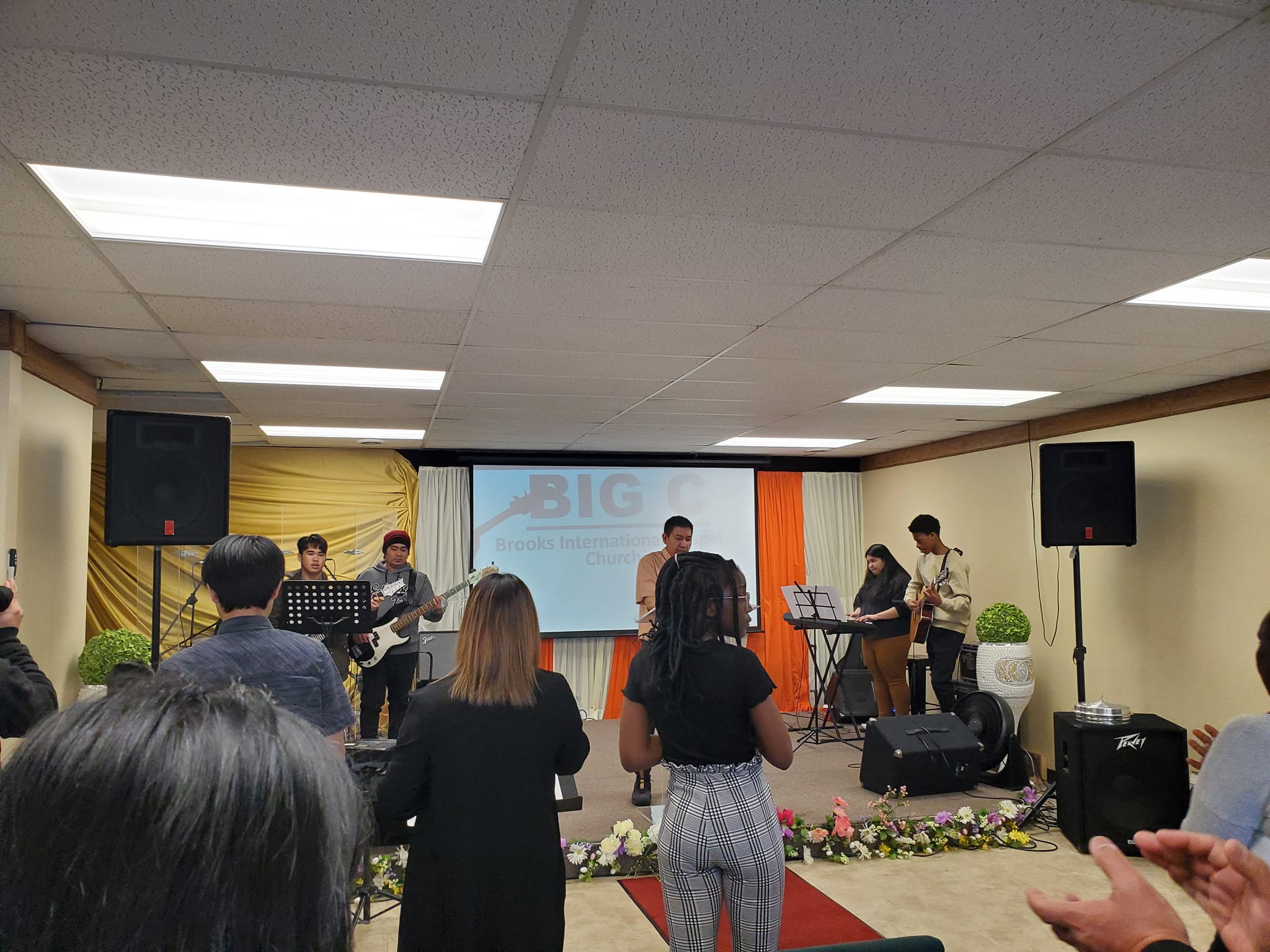 Church worship service